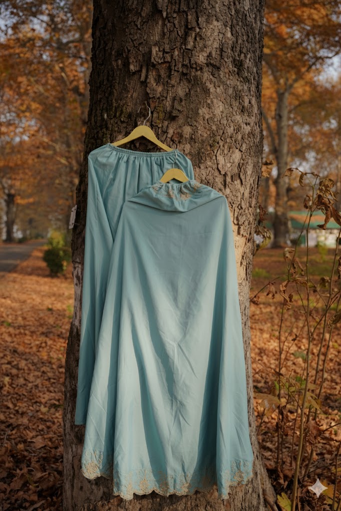 Cotton Embroidered Prayer Dress